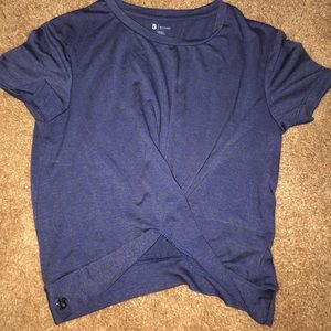 Women’s Buff Bunny cropped knotty tee